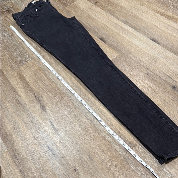 Madewell Size 28TL Black Skinny Jeans Sleek Tapered Fit - Picture 8 of 11